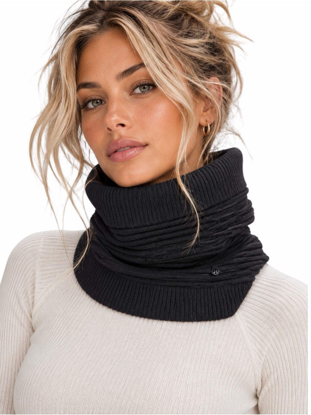 Lululemon – Sweet and Sherpa Neckwarmer Snood – Black – Sz. OS
